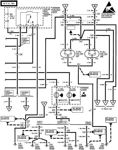 1994 Chevy Truck Brake Light Wiring Diagram Cadicians Blog