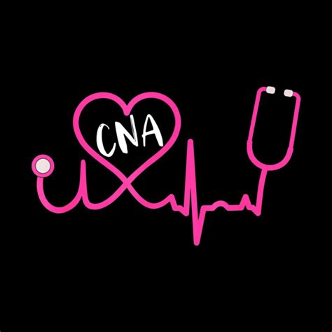 Cna Nursing Assistant Ekg Stethoscope Heart Cute Cna Nursing