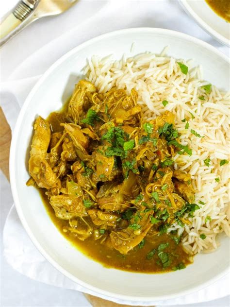 Slow cooker chicken curry