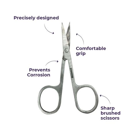 buy sanfe selfly stainless steel cuticle scissor rounded tip cuticle 1 piece online and get upto