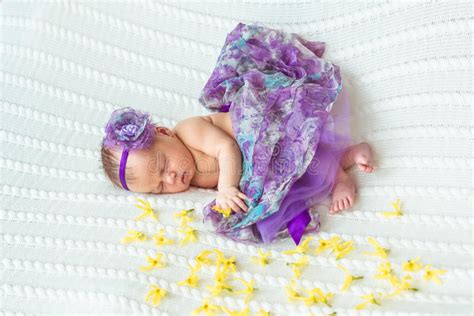 Newborn Baby Girl Princess Stock Photo Image Of Beauty 96291966