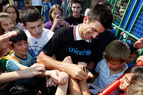 Novak Djokovic Takes On New Role At Unicef