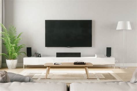 For many homes, the living rooms also double up as entertainment centers. Living Room Tv Stock Photos, Pictures & Royalty-Free ...