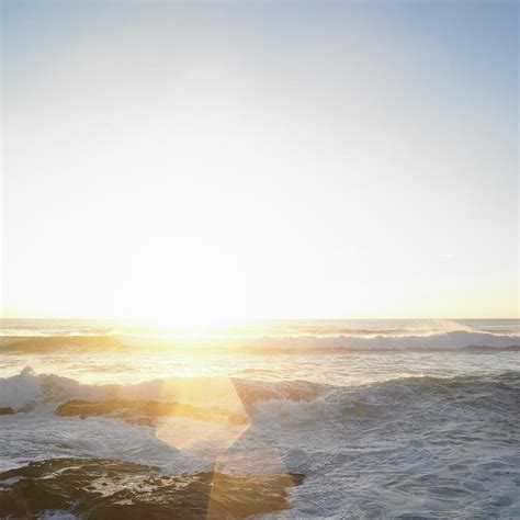 Sunburst Over Atlantic Ocean Photograph By Dougal Waters Fine Art America