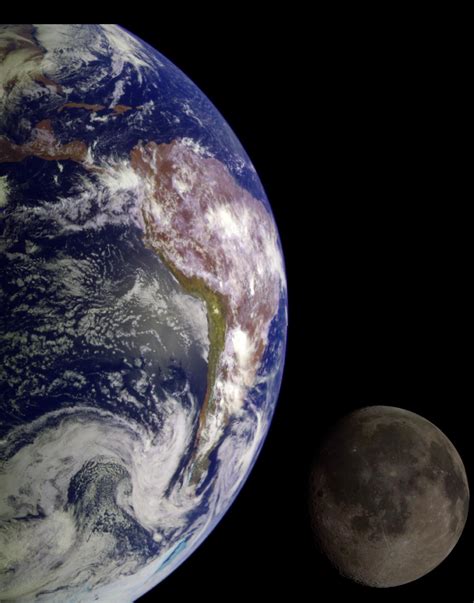 The Earth And Moon Nasa Solar System Exploration