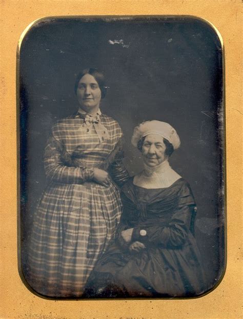 Dolley Madison And Niece Daguerreotype Madison