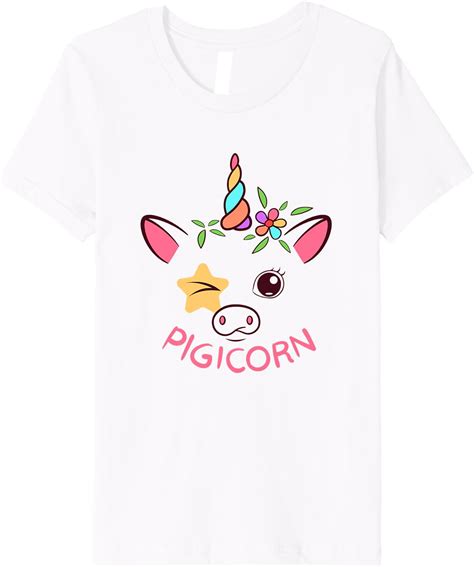 Kids Funny Pigicorn Pig And Unicorn T For Kids Who Love