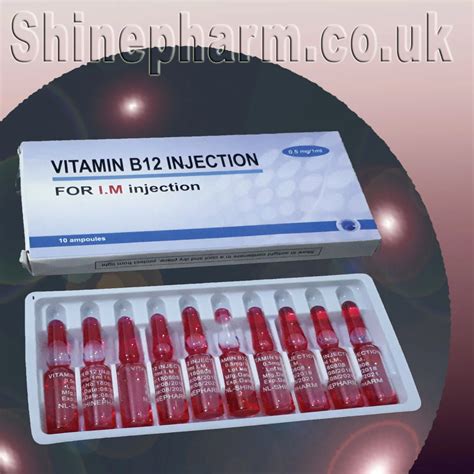 Vitamin B12 Injection Vitamin B1 Ampoules