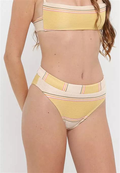 Buy Billabong Tanlines Stripe Maui Rider Bikini Bottom 2023 Online