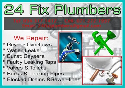 So, hydraulic grade, design flow, formula, gives pipe size. General Plumbing & Maintenance KwaZulu Natal - Business ...
