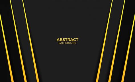 Premium Vector Design Abstract Background Yellow And Black