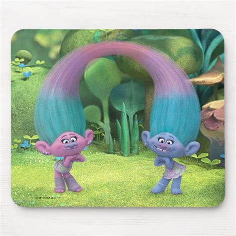 Trolls Satin And Chenille Mouse Pad