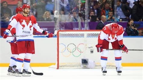 Russians Hockey Elimination Prompts Anger And Dismay The New York Times