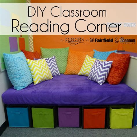 Pieces By Polly Diy Classroom Reading Corner With Cuddle Fabric And