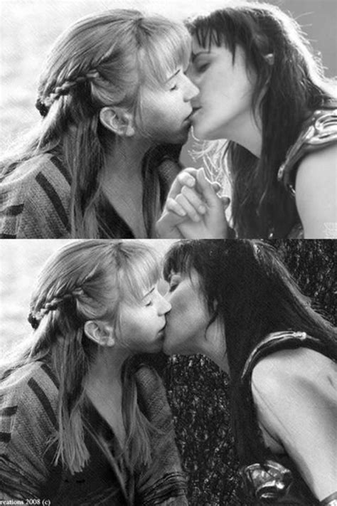 Xena Gabrielle Lucy Lawless Renee Oconnor Xena Lesbian Hot