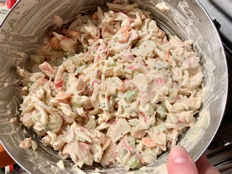 Most crab/seafood salads are made with mayonnaise. Crab Salad (Imitation Crab Meat Salad) | Simple Business Simple Life