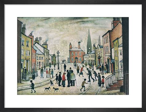 A Lancashire Village Art Print By Ls Lowry King And Mcgaw
