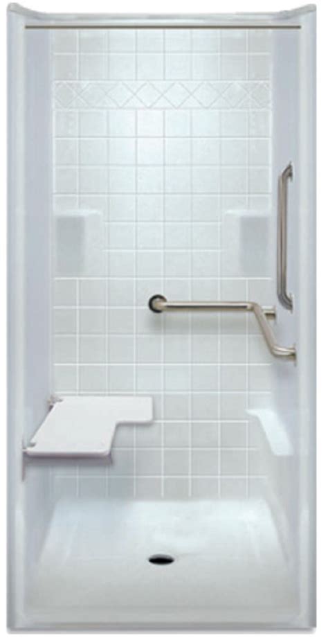 ADA 1-piece Freedom Transfer Shower : Wheelchair Accessible Bathroom