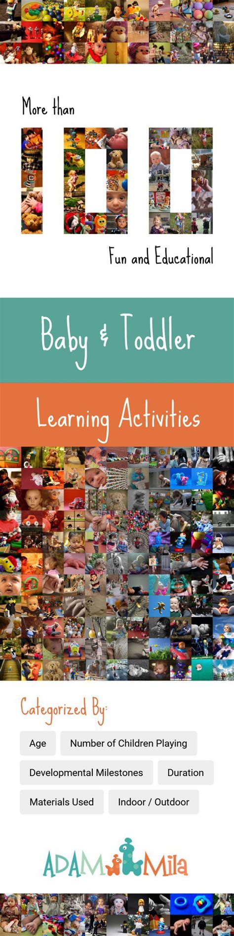 100 Baby And Toddler Learning Activities Organized By Skill Age