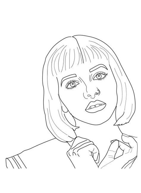 Melanie Martinez Coloring Pages Printable And Easy For Kids