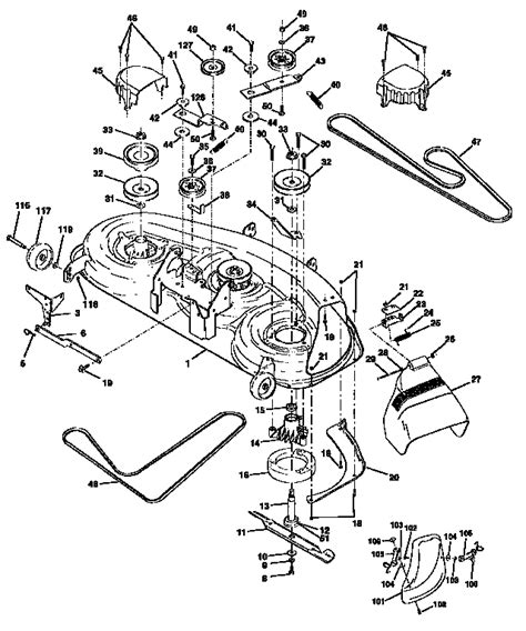 Diagram For Craftsman Riding Lawn Mower Diagram