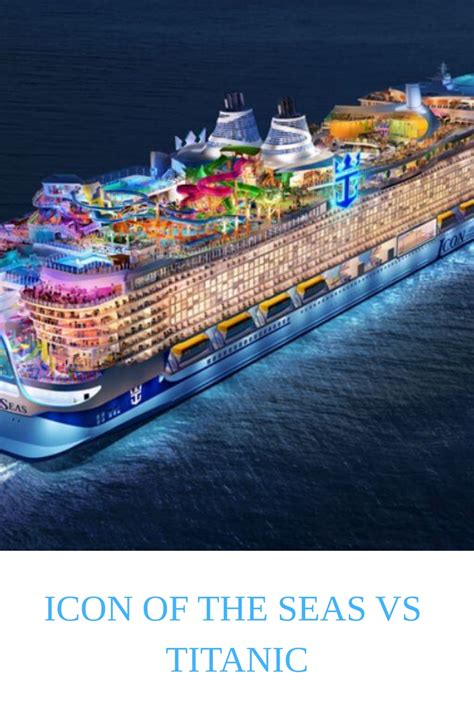 Icon Of The Seas Vs Titanic Compared Side By Side