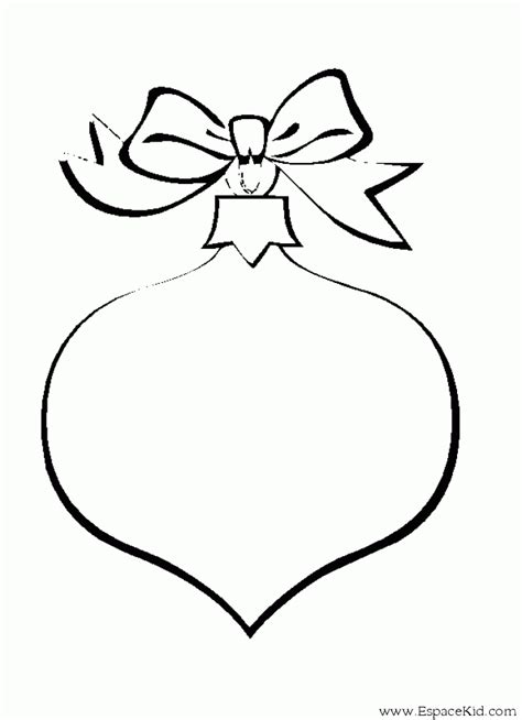 Des dessins de noël à imprimer gratuitement. Coloriage Boule avec noeud à imprimer dans les coloriages ...