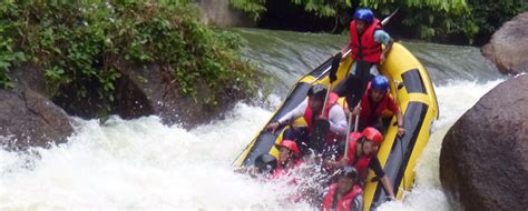 Go for an exciting white water rafting during your stay in gopeng glamping park. White water Rafting Malaysia