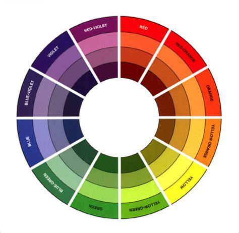 Click on a color of the wheel and see how the machine mixes the color you have selected. Color Wheel Chart - 7+ Free Download for PDF