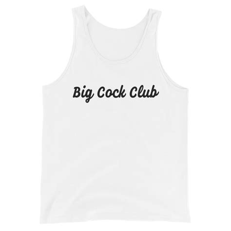Big Cock Club White Tank Top The Spurs Up Show