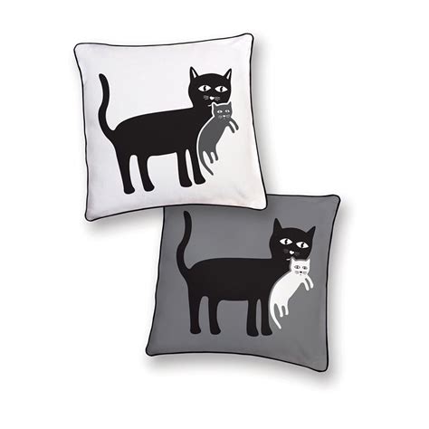 Mother Cat And Kitten By Supon Phornirunlit Kitten Pillow Cat Pillow