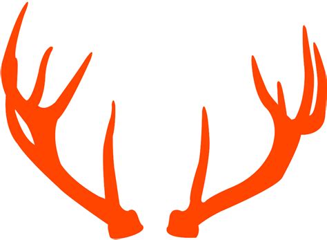 Deer Antlers Silhouette Free Vector Silhouettes