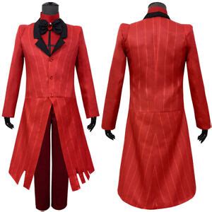 Hazbin Hotel ALASTOR Cosplay Costume Red Uniform Outfit Full Set EBay