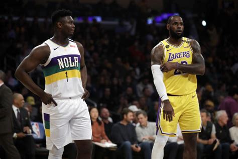 Lebron Powers Lakers Despite Career Night For Zion