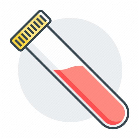 Blood Infected Laboratory Test Tube Icon Download On Iconfinder