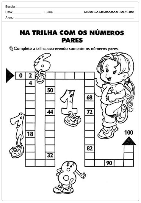 Atividades Par Ou Impar 2 Ano Ensino