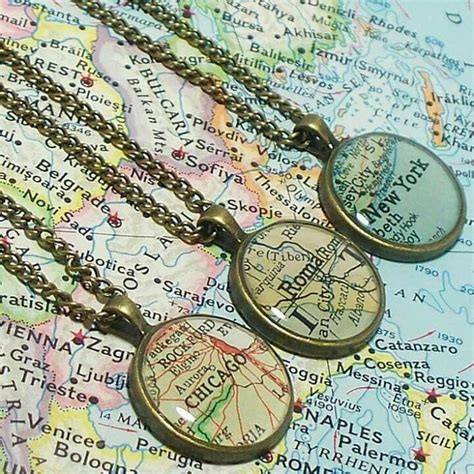 Pin By Alaa Sheikha On Jewelry Map Jewelry Map Pendant Map Necklace