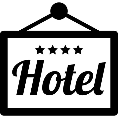 Hotel Hanging Signal Of Four Stars Free Business Icons
