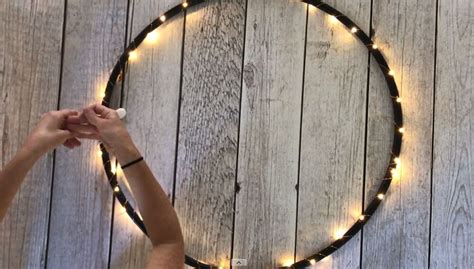 Outdoor Diy Projects Backyard Ideas Hula Hoop Chandelier Hoop Light