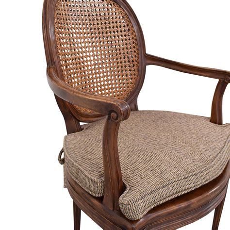 Elegant cane back style design. 76% OFF - Cane Back Dining Chairs / Chairs