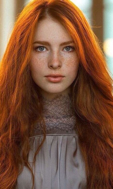 klasse sommersprossen beautiful red hair red hair woman redheads