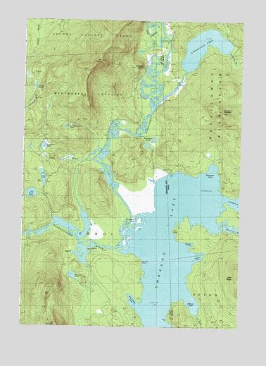 Umbagog Lake North Nh Topographic Map Topoquest