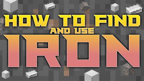 How To Find And Use Iron Fast Minecraft Tutorials Series Xs Xbox