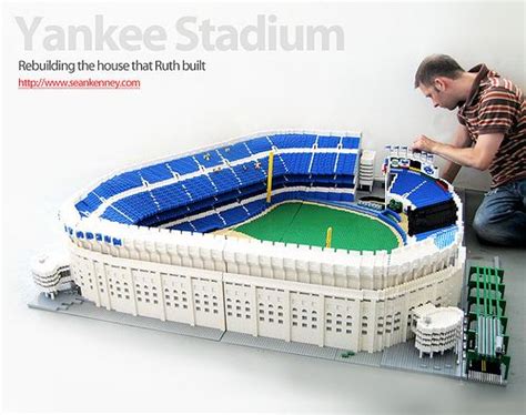 100 massive lego artwork creations yankee stadium lego baseball baseball park baseball field
