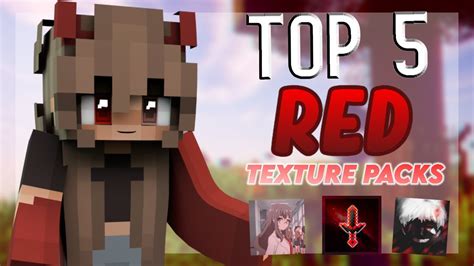 Top 5 Best Red Texture Pack For 189 Minecraft Youtube
