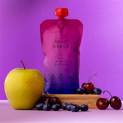 Fruit Snack Apple Blueberry And Sour Cherry Nutrino Lab