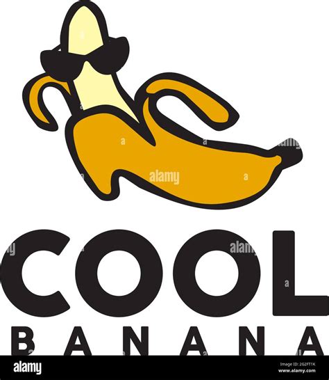 Cool Banana Logo Design Vector Template Stock Vector Image And Art Alamy