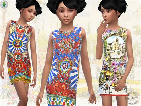 Forever Italy Dress Set By Fritzielein At Tsr Sims 4 Updates