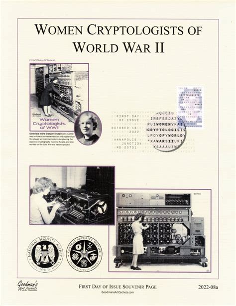 Women Cryptologists Of World War Ii Souvenir Page