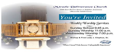 Miracle Deliverance Church Halaman Utama